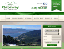 Tablet Screenshot of gatewaycityrealty.com